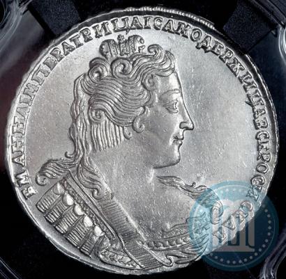 Фото 1 рубль 1733 года  