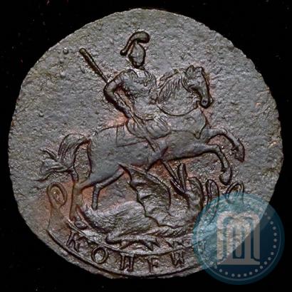 Picture 1 kopeck 1757 year  