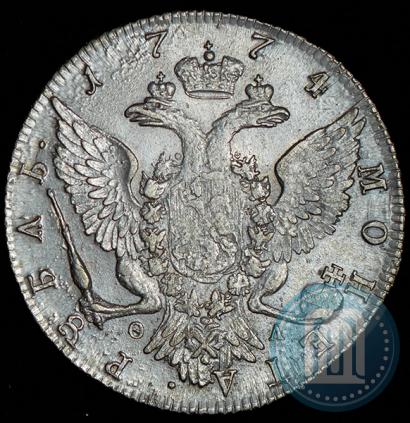 Фото 1 рубль 1774 года СПБ-ФЛ 