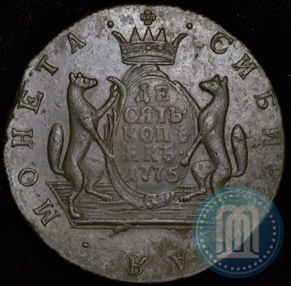 Picture 10 kopecks 1775 year КМ 