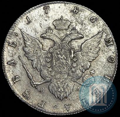 Picture 1 rouble 1786 year СПБ-ЯА 
