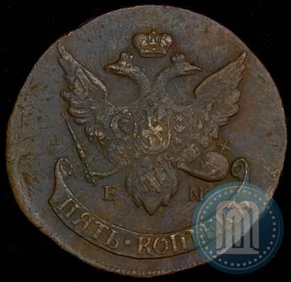 Picture 5 kopecks 1793 year ЕМ "Paul's restrike"