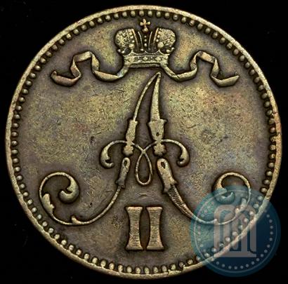 Picture 5 pennia 1870 year  