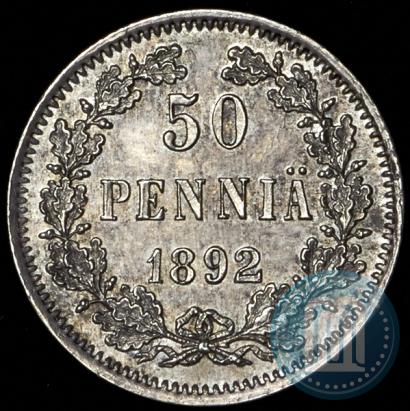 Picture 50 pennia 1892 year L 