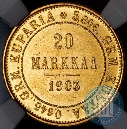 Picture 20 markkaa 1903 year L 