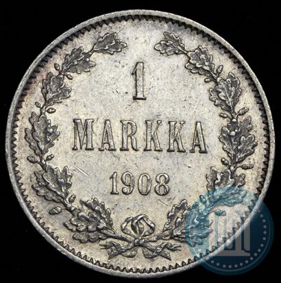 Picture 1 markka 1908 year L 