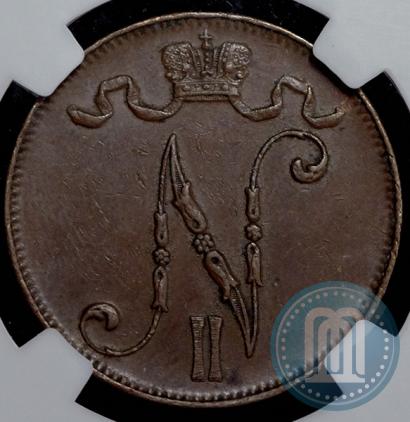 Picture 5 pennia 1910 year  