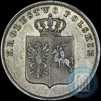 Picture 2 złote 1831 year KG "Polish uprising"