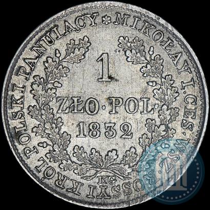 Picture 1 złoty 1832 year KG 