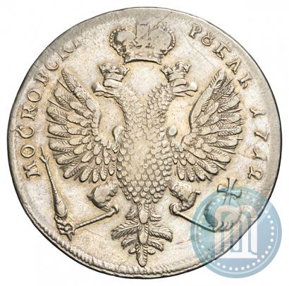 Picture 1 rouble 1712 year  "Portrait by S. Gouin"