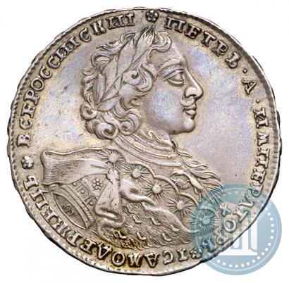Фото 1 рубль 1723 года OK "Портрет в горностаевой мантии"