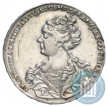 Picture 1 rouble 1726 year  "Moscow type, portrait turned to the left"