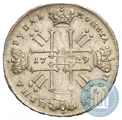 Фото 1 рубль 1729 года  "Тип 1729"