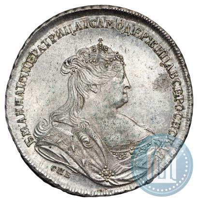 Picture 1 rouble 1738 year СПБ "Petersburg type"