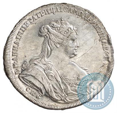 Фото Полтина 1739 года СПБ "Петербургский тип"