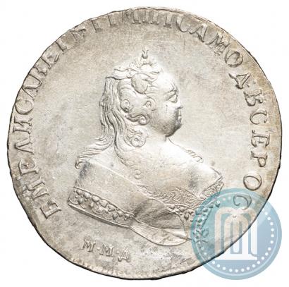 Picture 1 rouble 1742 year ММД 