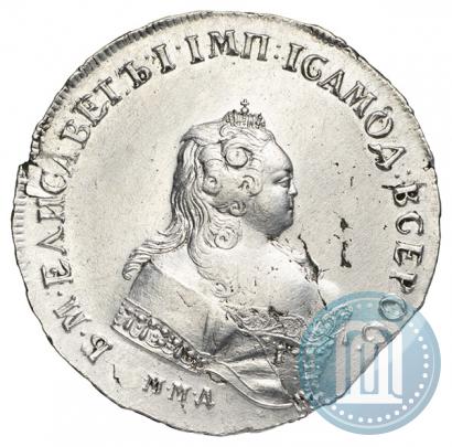 Picture 1 rouble 1743 year ММД 