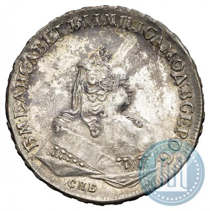 Picture 1 rouble 1743 year СПБ 