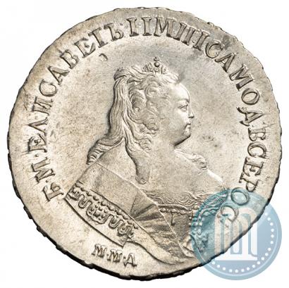 Picture 1 rouble 1744 year ММД 