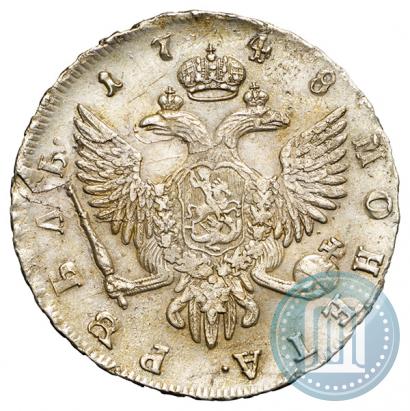 Picture 1 rouble 1748 year СПБ 