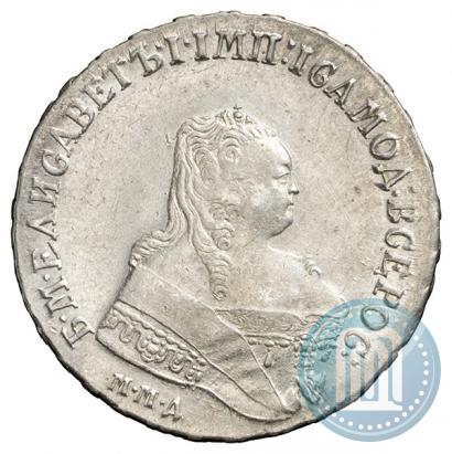 Picture 1 rouble 1754 year ММД-МБ 