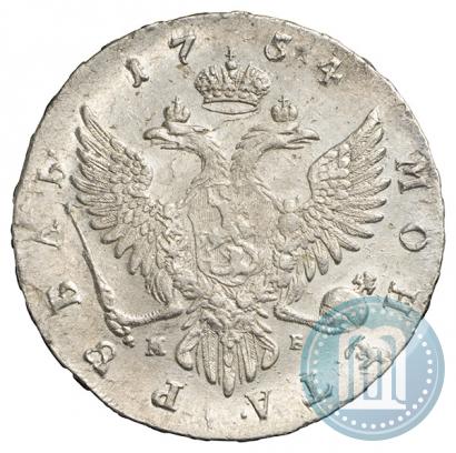 Picture 1 rouble 1754 year ММД-МБ 