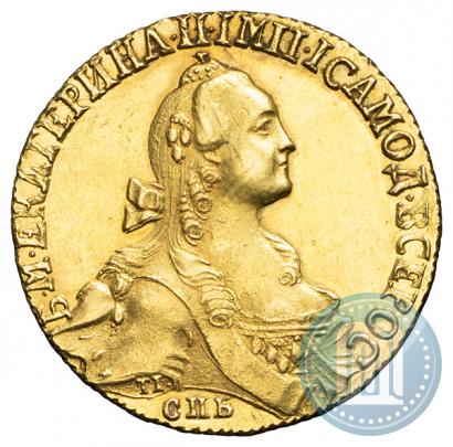 Picture 10 roubles 1766 year СПБ 