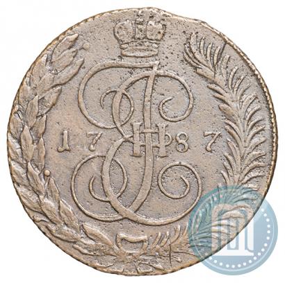 Picture 5 kopecks 1787 year ТМ 