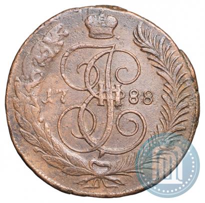 Фото 5 копеек 1788 года ММ 