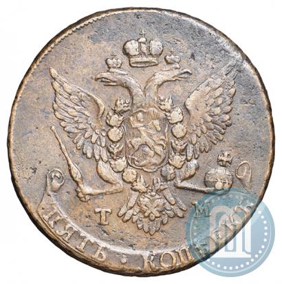 Picture 5 kopecks 1788 year ТМ 