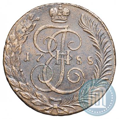 Picture 5 kopecks 1788 year ТМ 