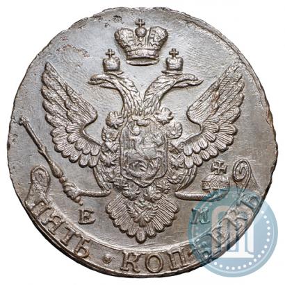 Фото 5 копеек 1789 года ЕМ 