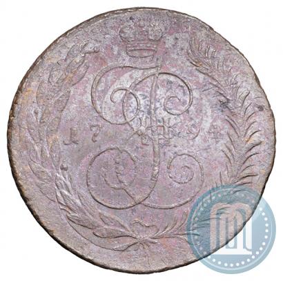 Фото 5 копеек 1794 года ЕМ "Павловский перечекан"