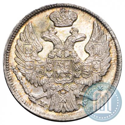 Picture 15 kopecks - 1 złoty 1837 year MW 
