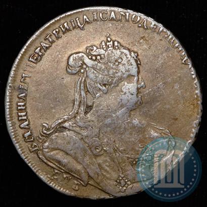Picture Poltina 1739 year СПБ "Petersburg type"
