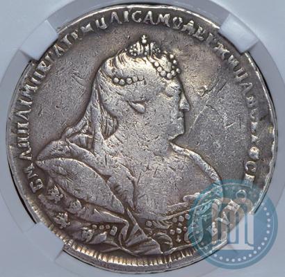 Picture 1 rouble 1738 year  "Moscow type"