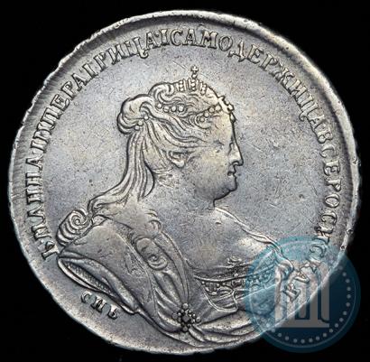 Фото 1 рубль 1738 года СПБ "Петербургский тип"