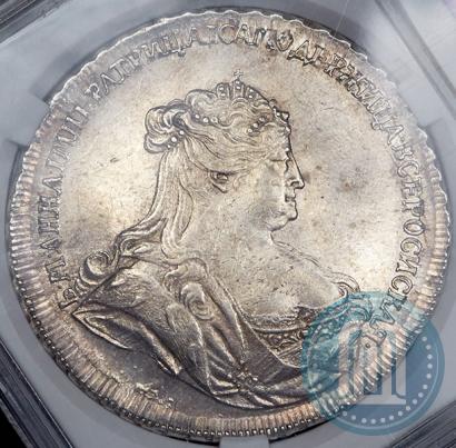 Picture 1 rouble 1738 year  "Petersburg type"