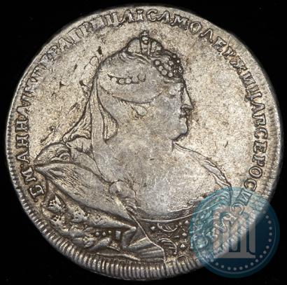 Фото 1 рубль 1738 года  "Московский тип"