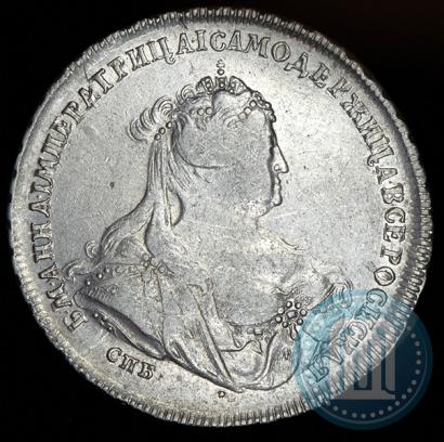 Фото 1 рубль 1740 года СПБ "Петербургский тип"