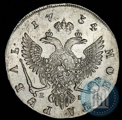 Picture 1 rouble 1754 year ММД-ЕI 