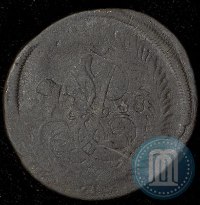 Фото 2 копейки 1758 года  "Номинал над Св. Георгием"