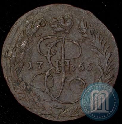 Picture 2 kopecks 1765 year ЕМ 