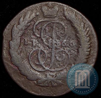 Фото 2 копейки 1766 года СПМ 