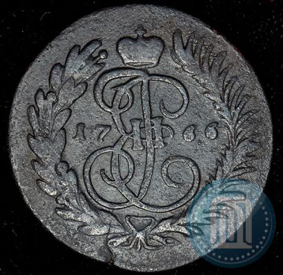 Фото 2 копейки 1766 года  