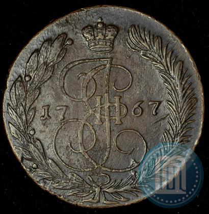 Picture 5 kopecks 1767 year ЕМ 