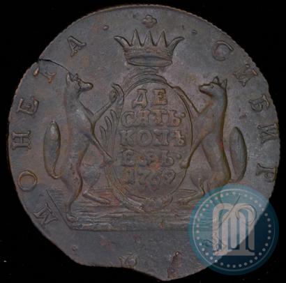Picture 10 kopecks 1769 year КМ 