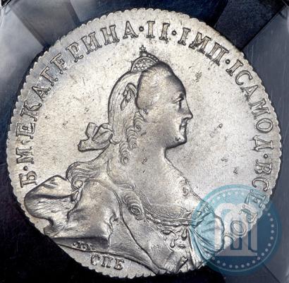 Picture 1 rouble 1772 year СПБ-ЯЧ-Т.I. 