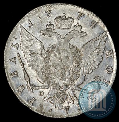 Picture 1 rouble 1774 year СПБ-ФЛ 