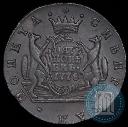 Picture 5 kopecks 1778 year КМ 